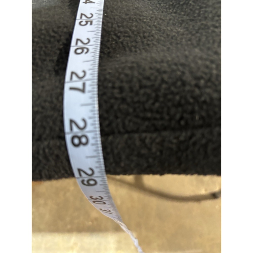 Lands' End Fleece Jacket Women's ‎ Large Full Zip Sherpa Black Long Sleeve Lined - Picture 7 of 7